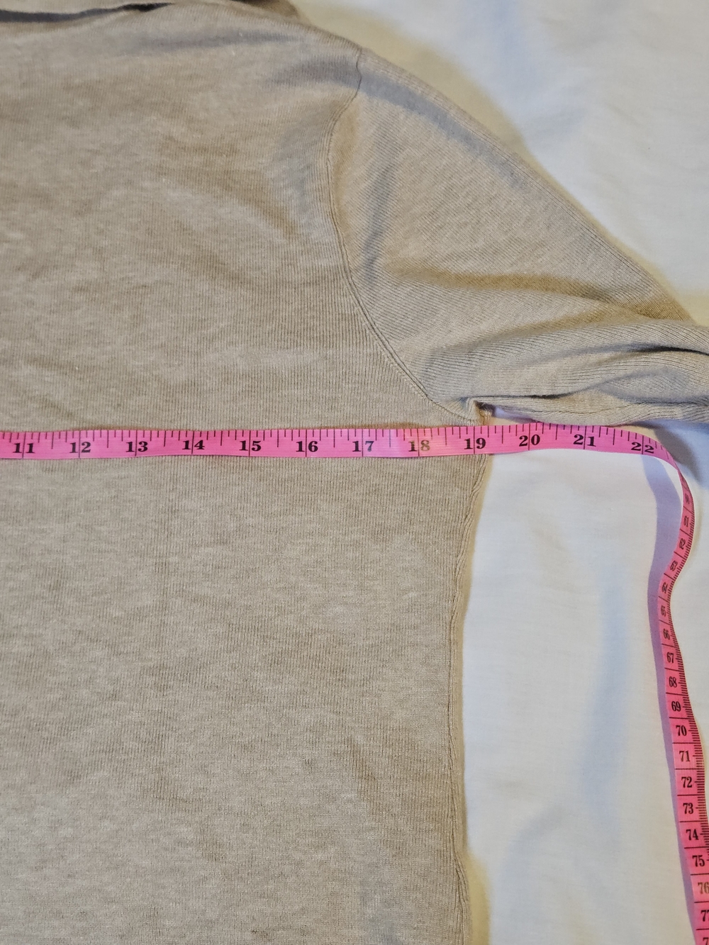 Calvin Klein Beige V-Neck Collar Sweater - Picture 8 of 8